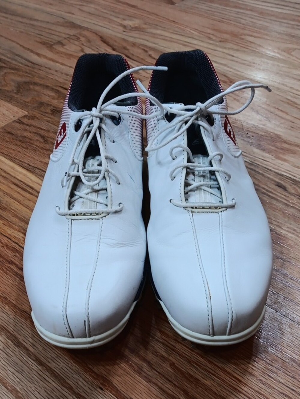 FootJoy White and Red Men's Athletic Golf Shoes Size 10 - Picture 6 of 7